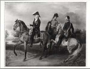 1809年、ポーランドに乗るバッサーノ公爵（1763-1839） 作： French School